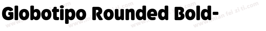 Globotipo Rounded Bold字体转换